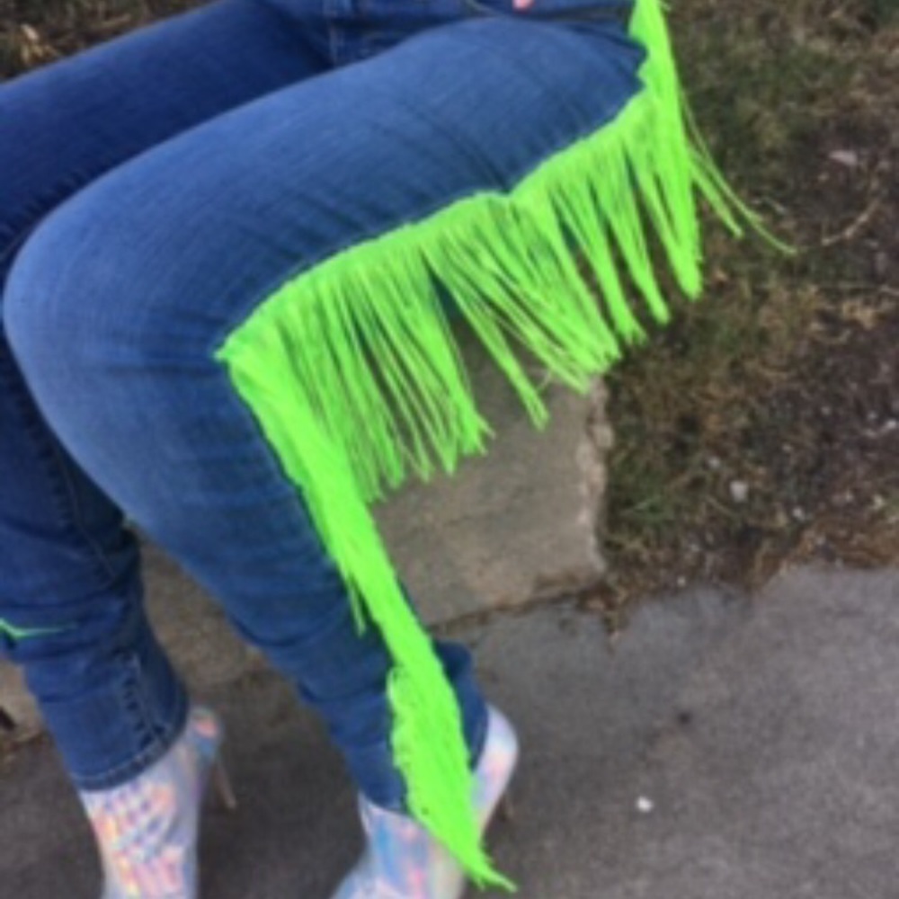 Custom Fringe Jeans - Picture 4 of 4
